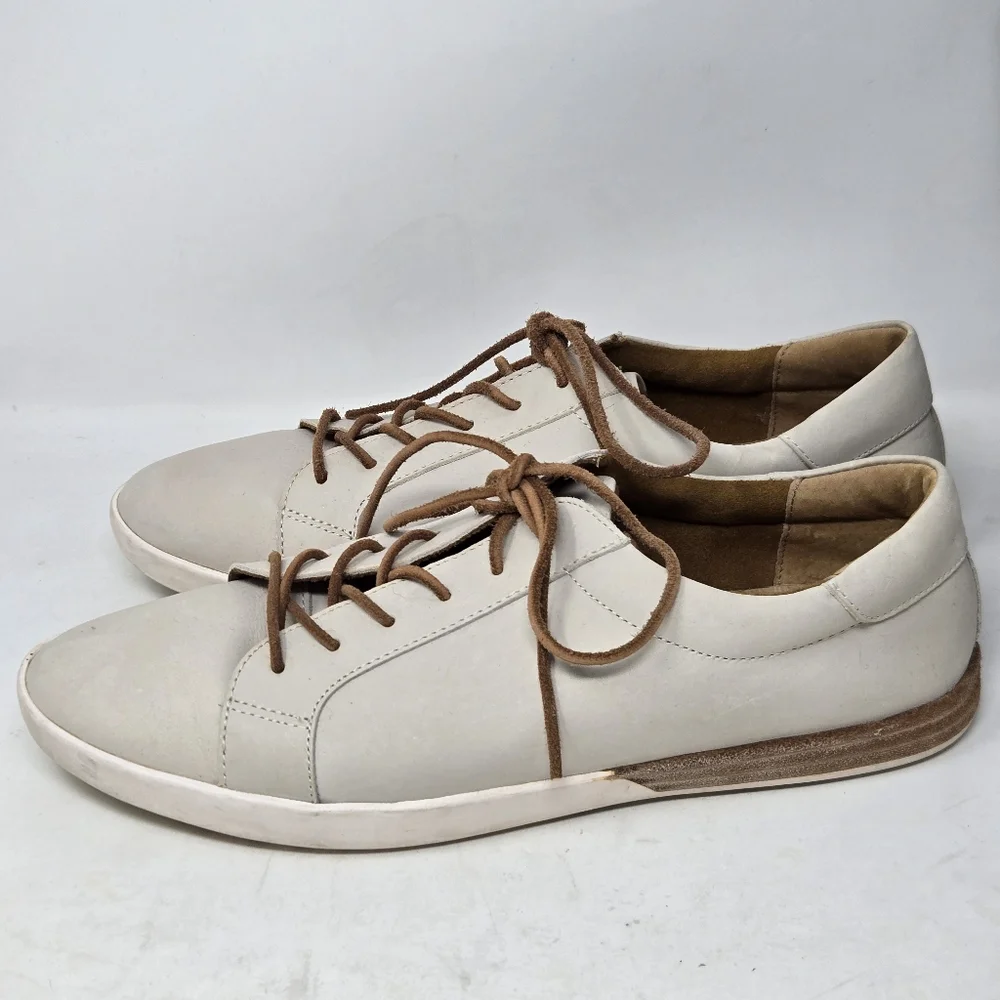 KORK-EASE Paisley Tan Cream Fog Leather Sneaker Women's Size 10M Comfort‎